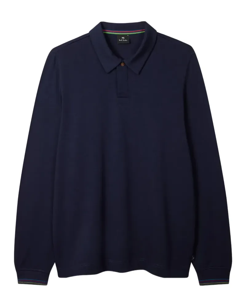 Paul Smith long-sleeve polo shirt - Blau Blau