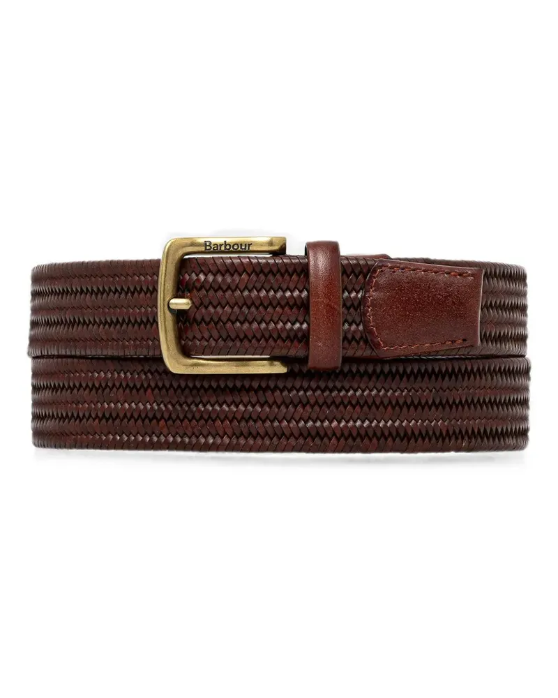 Barbour woven-texture belt - Braun Braun