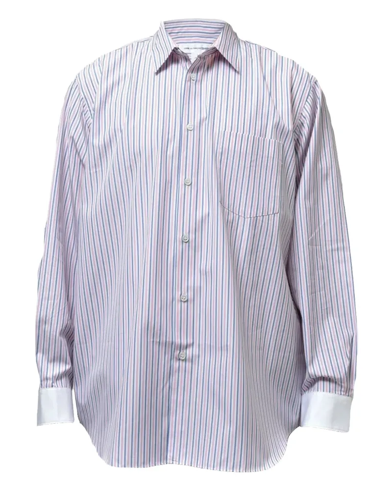 Comme des Garçons striped shirt - Weiß Weiß