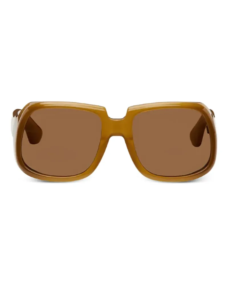 Port Tanger Geometrische Lilou Nah Wardi Sonnenbrille - Braun Braun