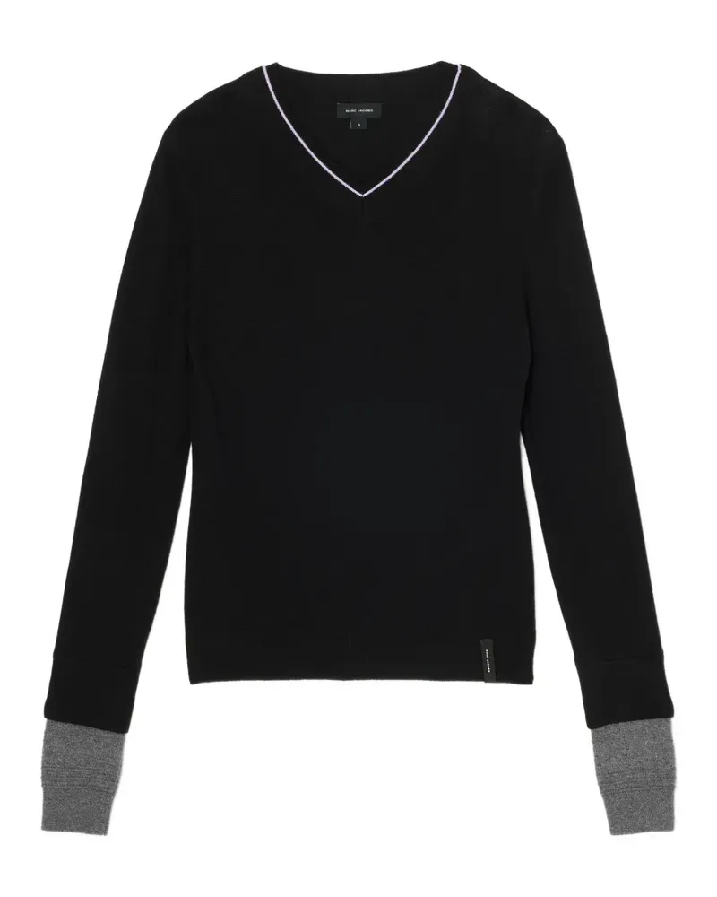 Marc Jacobs Pullover im Layering-Look - Schwarz Schwarz