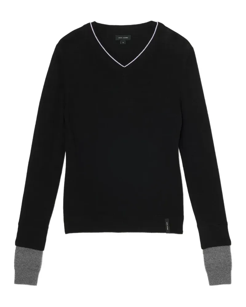 Marc Jacobs Pullover im Layering-Look - Schwarz Schwarz