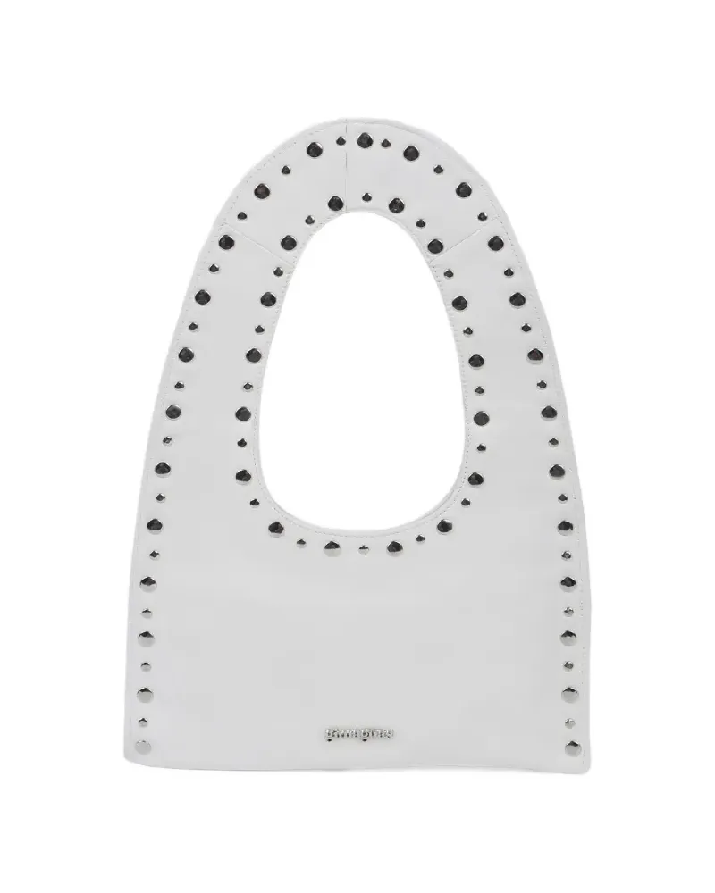 GIMAGUAS mini Franca studded-embellishment tote bag - Weiß Weiß