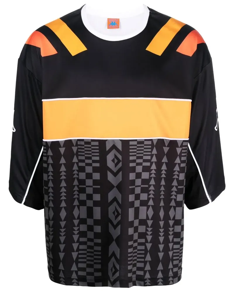 Marcelo Burlon | County of Milan x KAPPA T-Shirt mit Logo-Print - Schwarz Schwarz