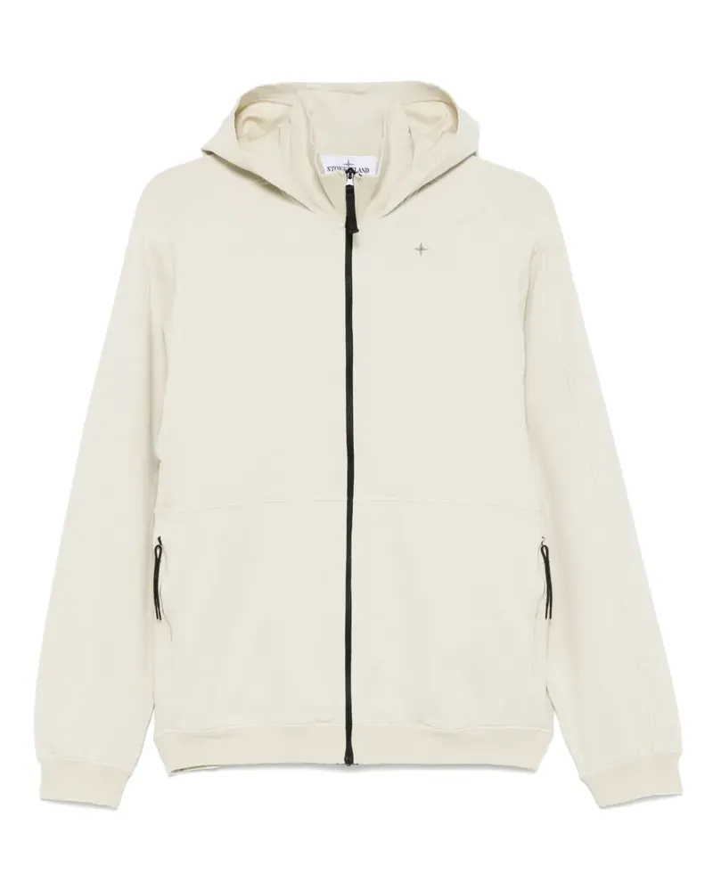 Stone Island Hoodie mit Kompass - Nude Nude