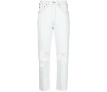 Maya Slim-Fit-Jeans mit hohem Bund