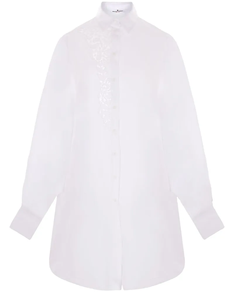 Ermanno Scervino Hemd mit Stickerei - Weiß Weiß