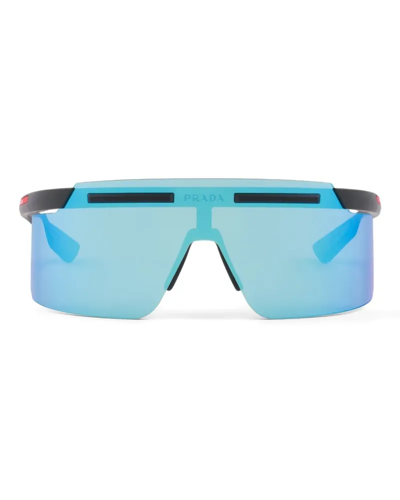 Prada Linea Rossa Sonnenbrille mit verstellbaren Nasenpads - Blau Blau