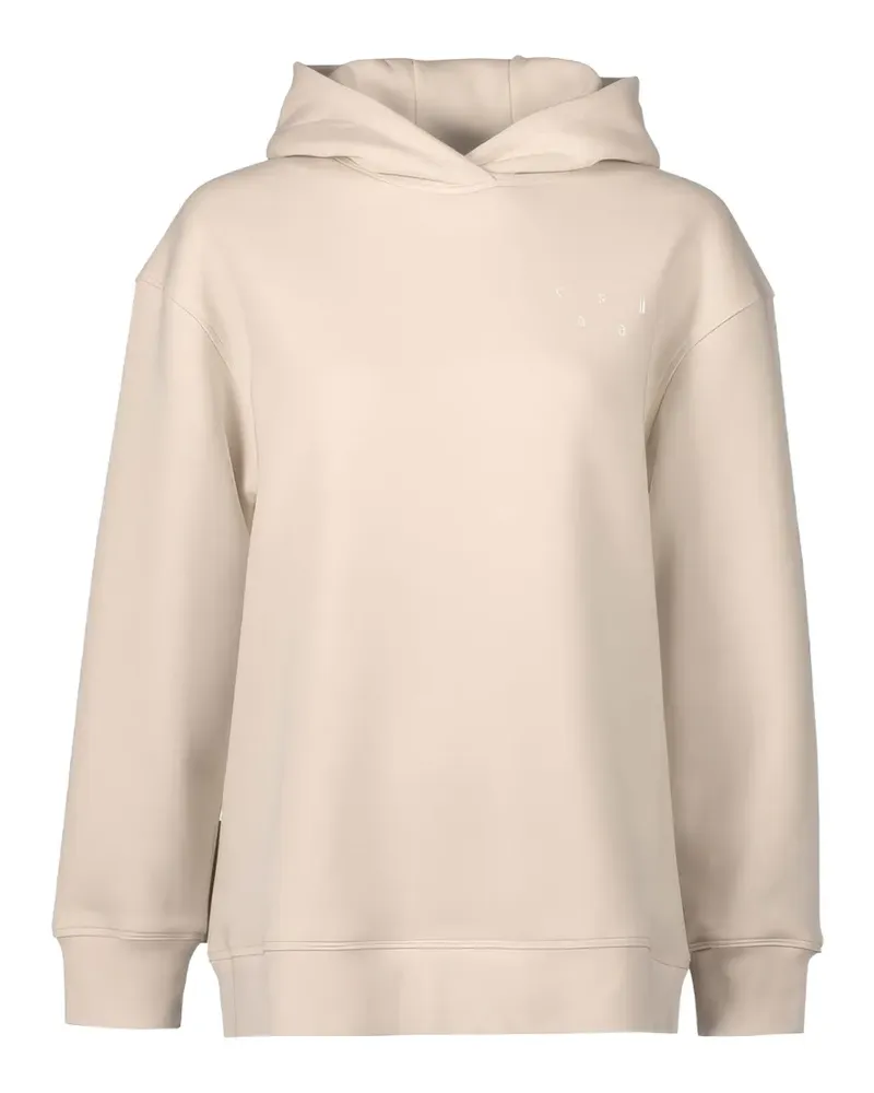 Casall Hoodie mit tiefen Schultern - Nude Nude