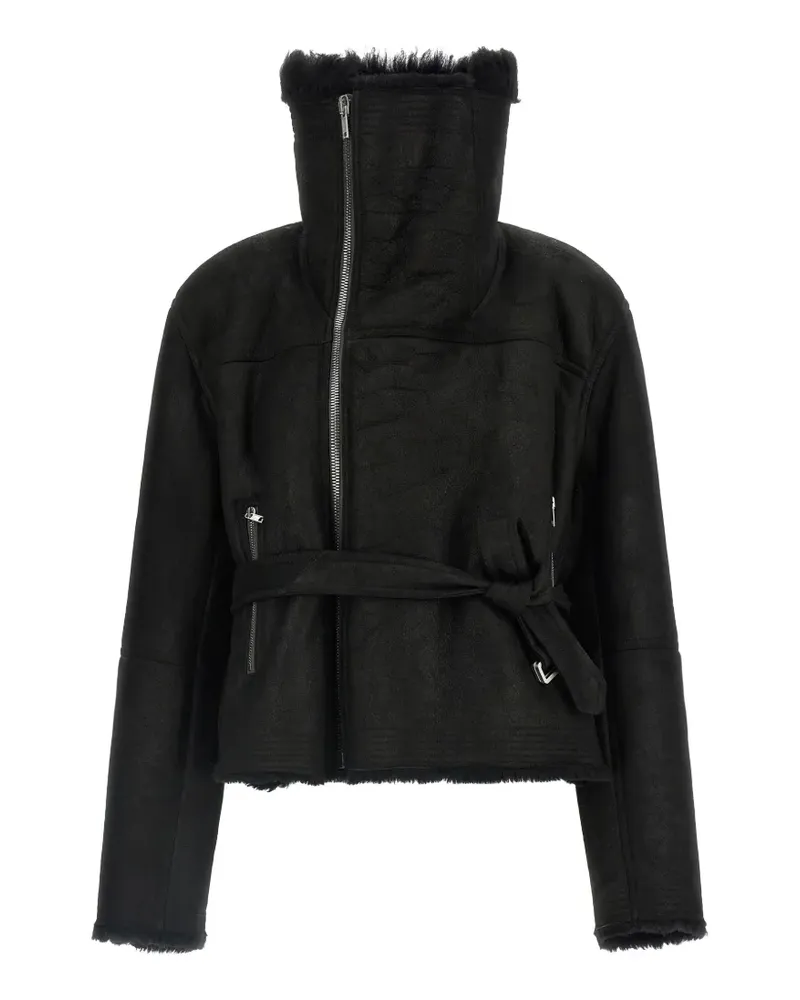 Rick Owens cropped Flight jacket - Schwarz Schwarz