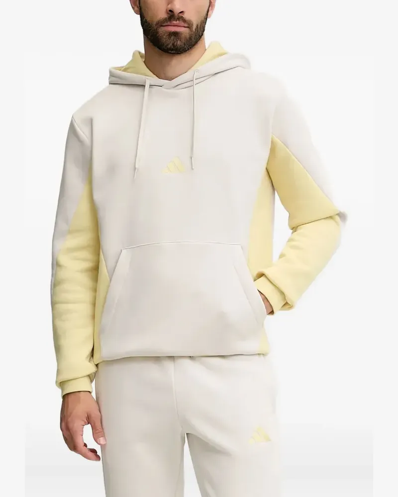 adidas Hoodie mit Logo-Stickerei - Nude Nude