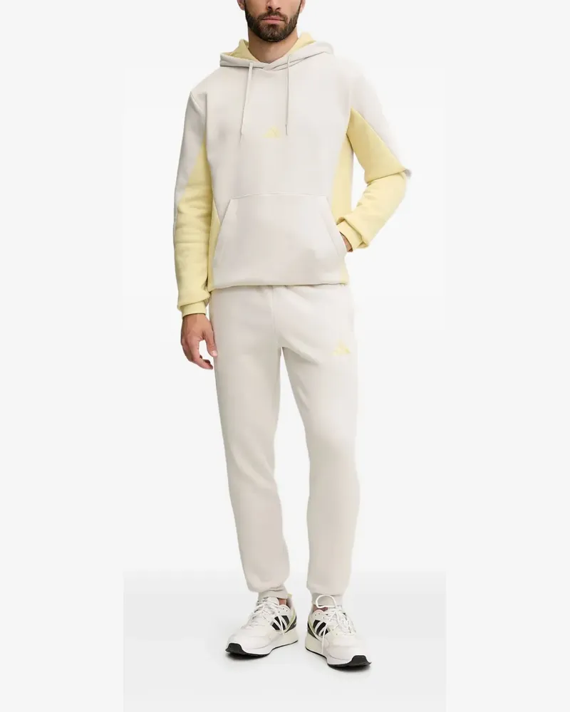 adidas Hoodie mit Logo-Stickerei - Nude Nude