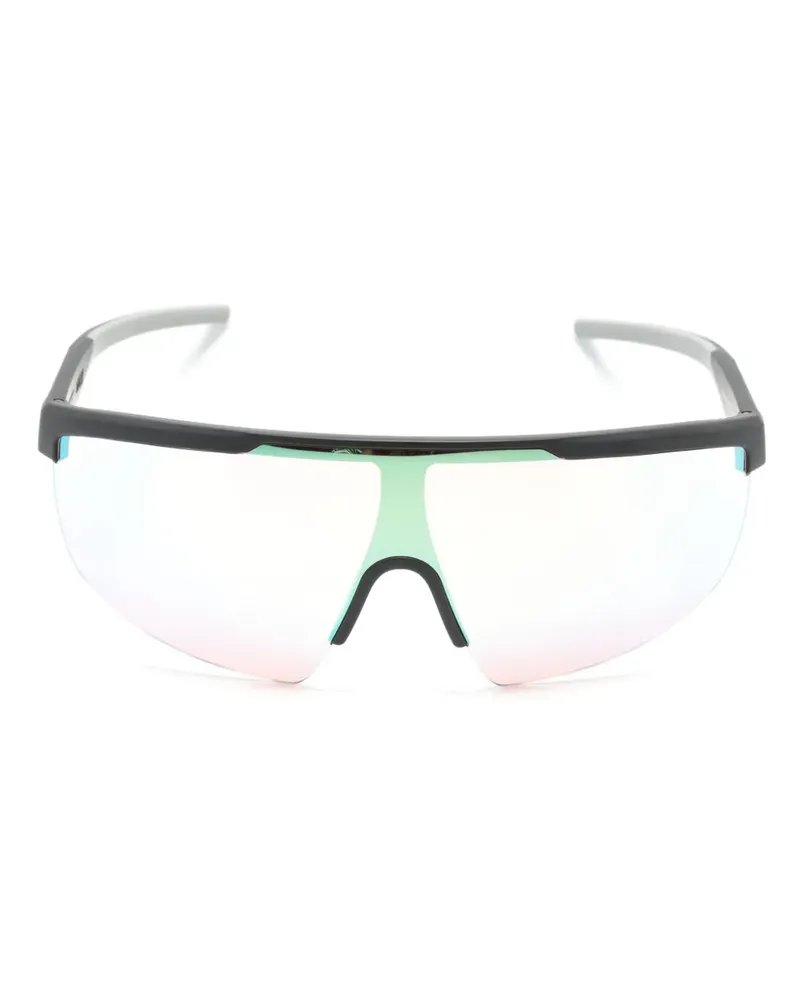 Ferrari 504/7V Sonnenbrille mit Shield-Gestell - Grau Grau