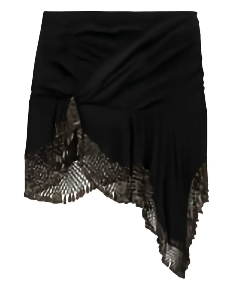 Isabel Marant embellished ruffled skirt - Schwarz Schwarz