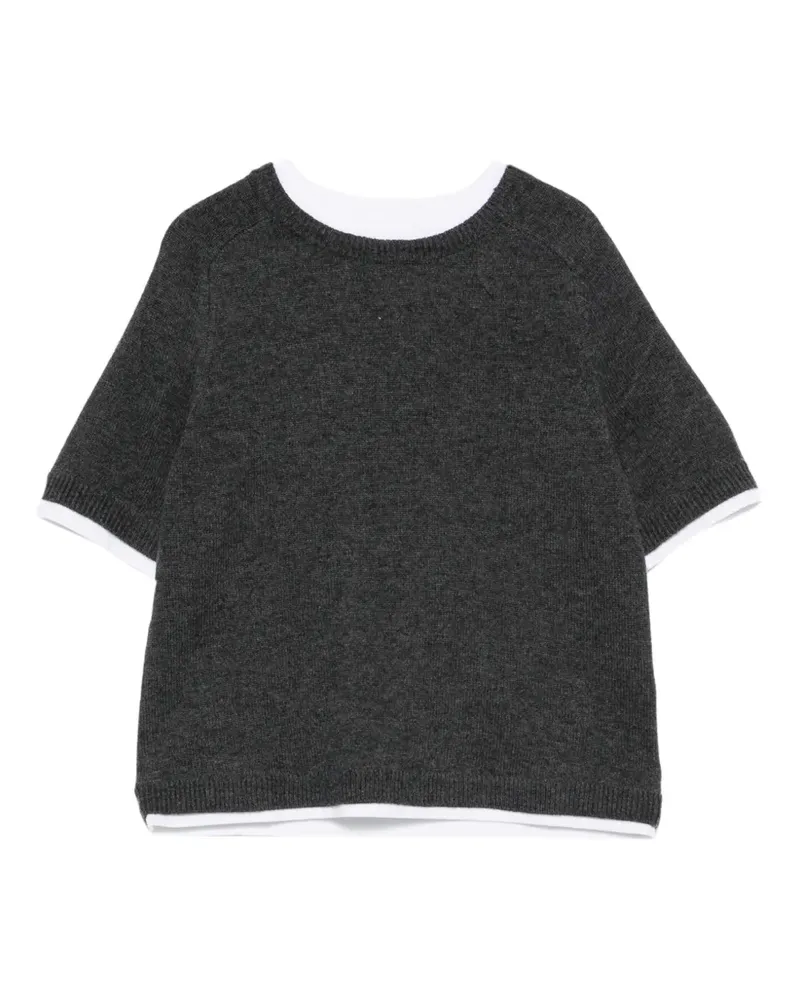 Semicouture Aida Strickpullover - Grau Grau