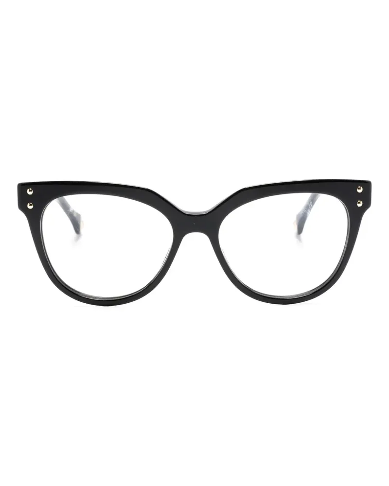 Carolina Herrera New York Brille im Butterfly-Design - Schwarz Schwarz