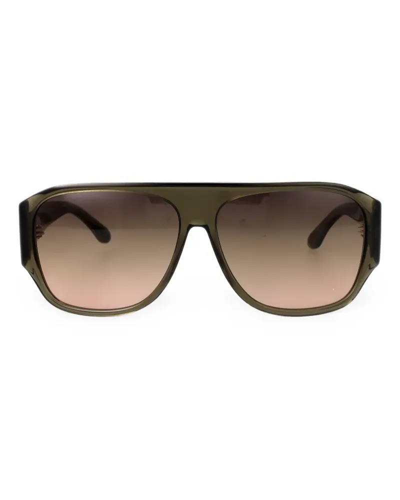 Isabel Marant Mikala geometric-frame sunglasses - Grün Grün