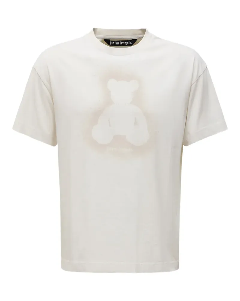 Palm Angels bear-print T-shirt - Nude Nude