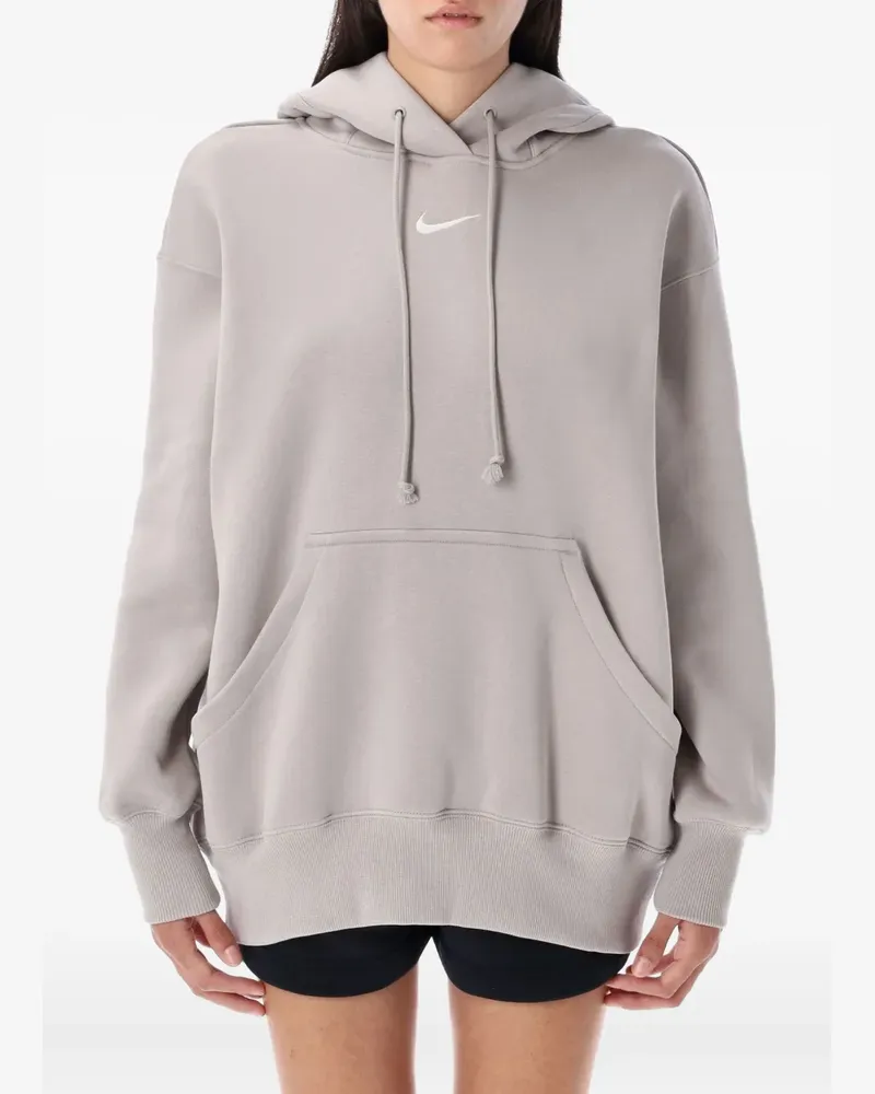 Nike Hoodie mit Logo-Stickerei - 009 GREY 009