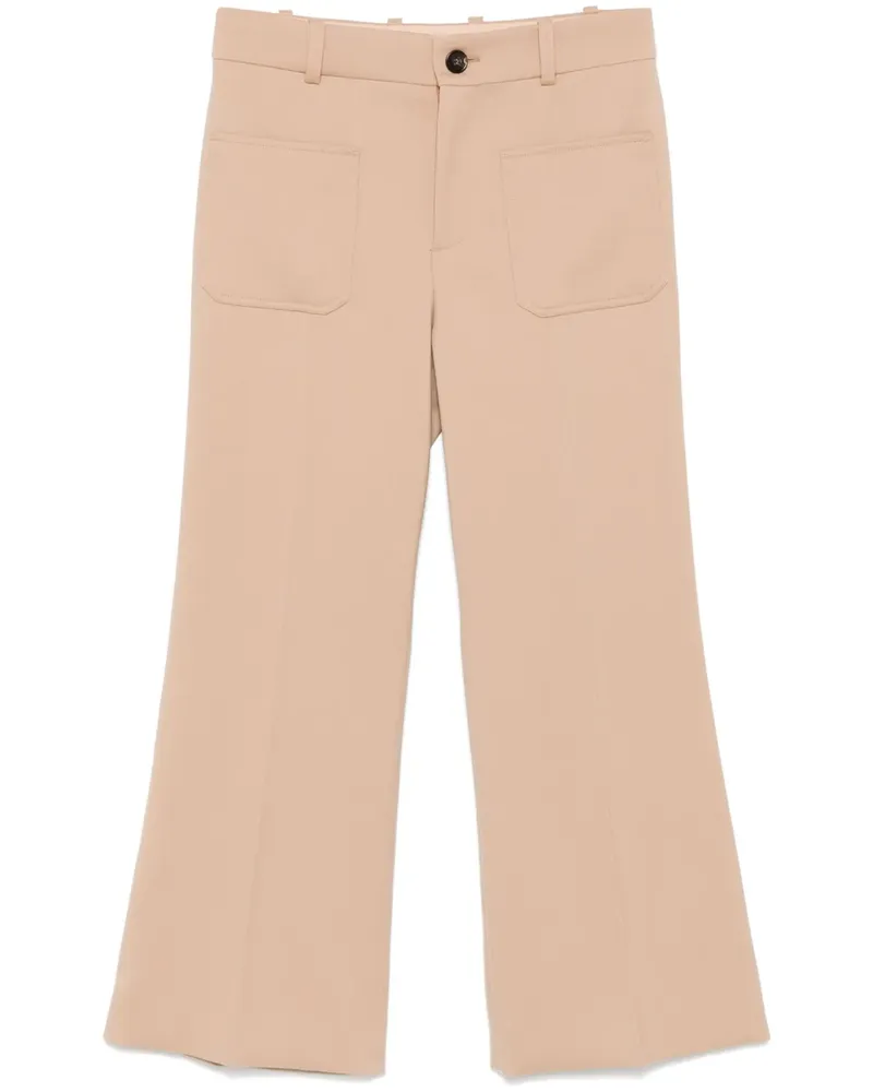 Chloé Klassische Cropped-Hose - Braun Braun