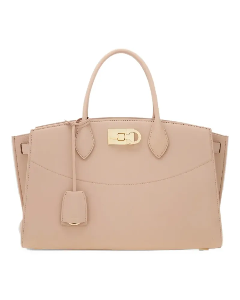 Ferragamo Weiche Studio Tote Bag - Nude Nude