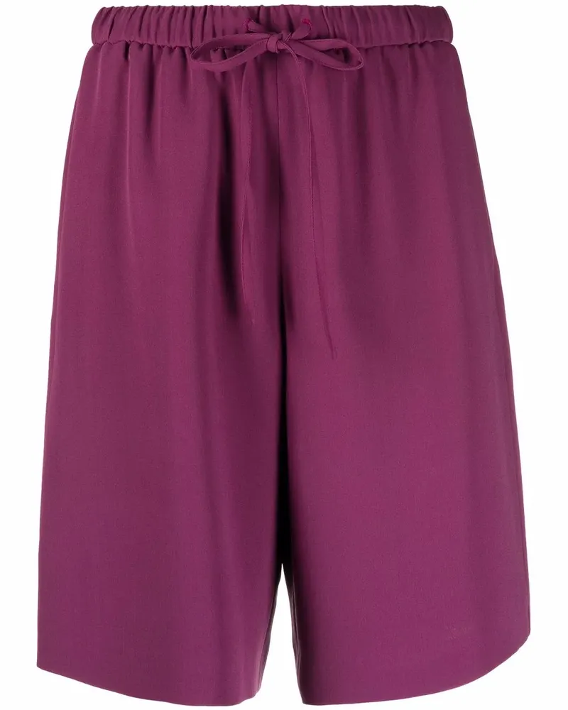 Valentino Garavani Knielange Shorts - Violett Violett