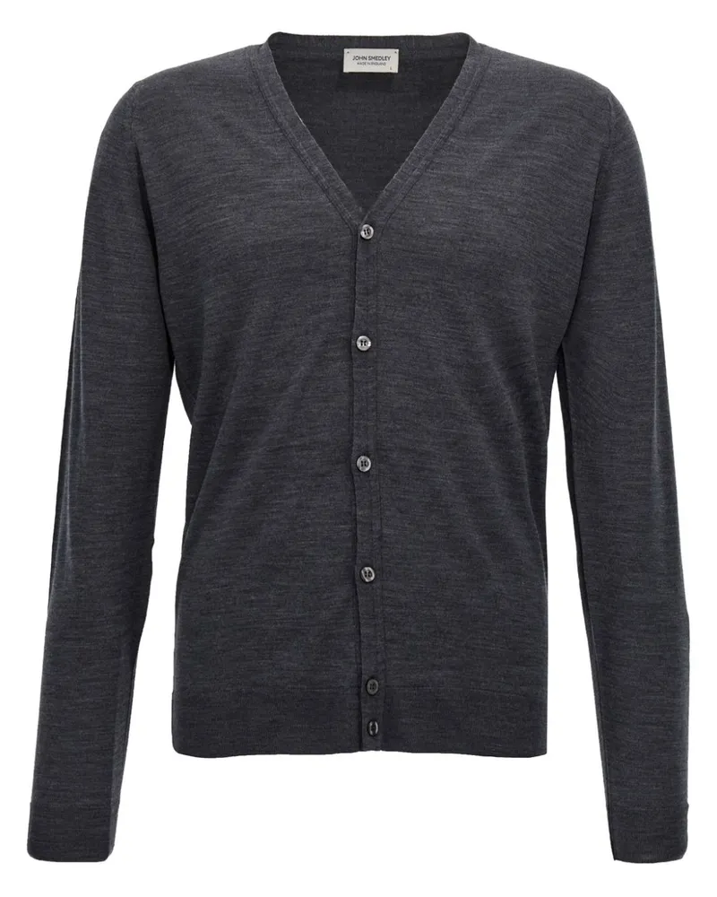 John Smedley Petworth Cardigan - Grau Grau