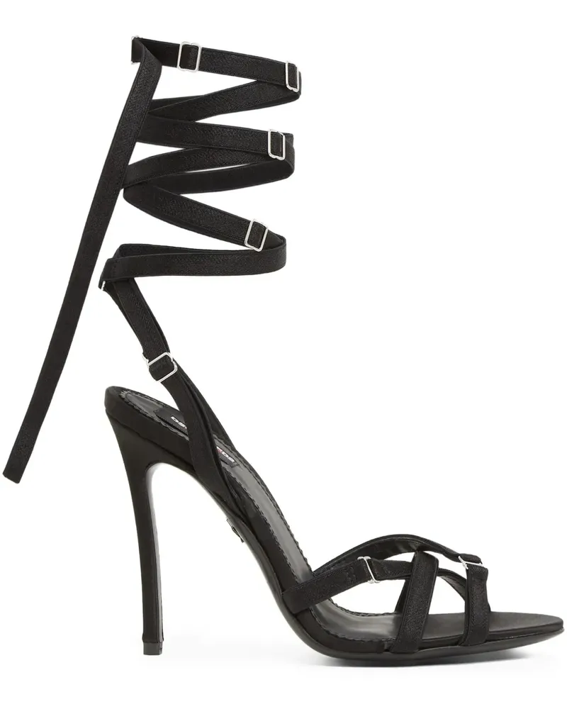 Dsquared2 x Magliano Riemchensandalen - Schwarz Schwarz