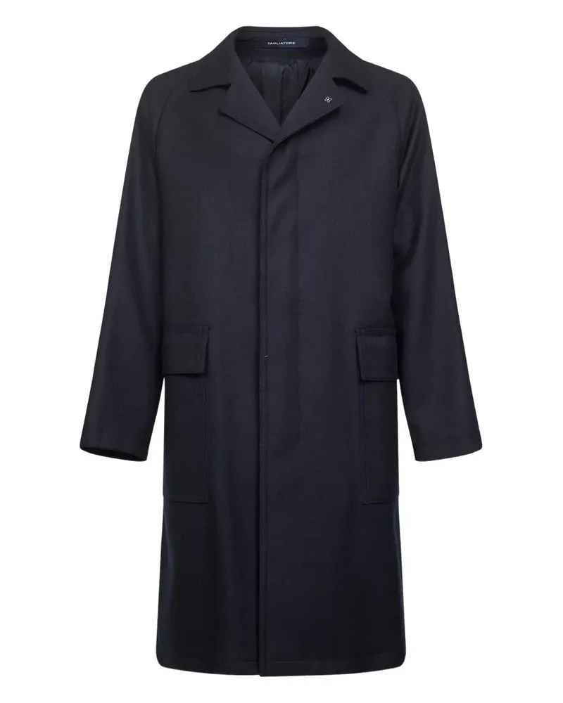 Tagliatore flap-pocket coat - Blau Blau