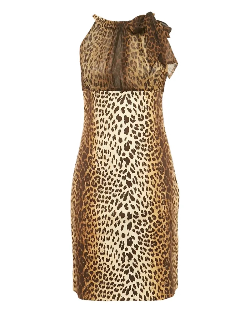 Moschino Kleid mit Print - Braun Braun