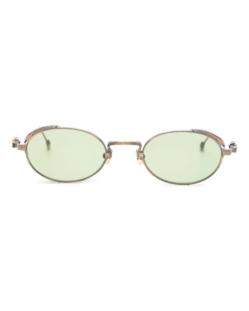 MATSUDA oval-frame sunglasses - Gold Gold