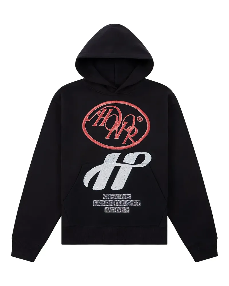 Honor The Gift Pop Art Hoodie - Schwarz Schwarz
