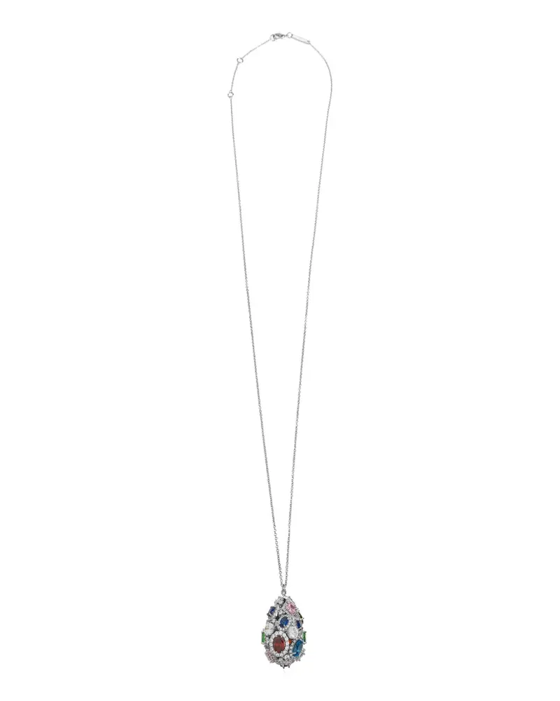 Maison Margiela Cluster Show drop necklace - Silber Silber