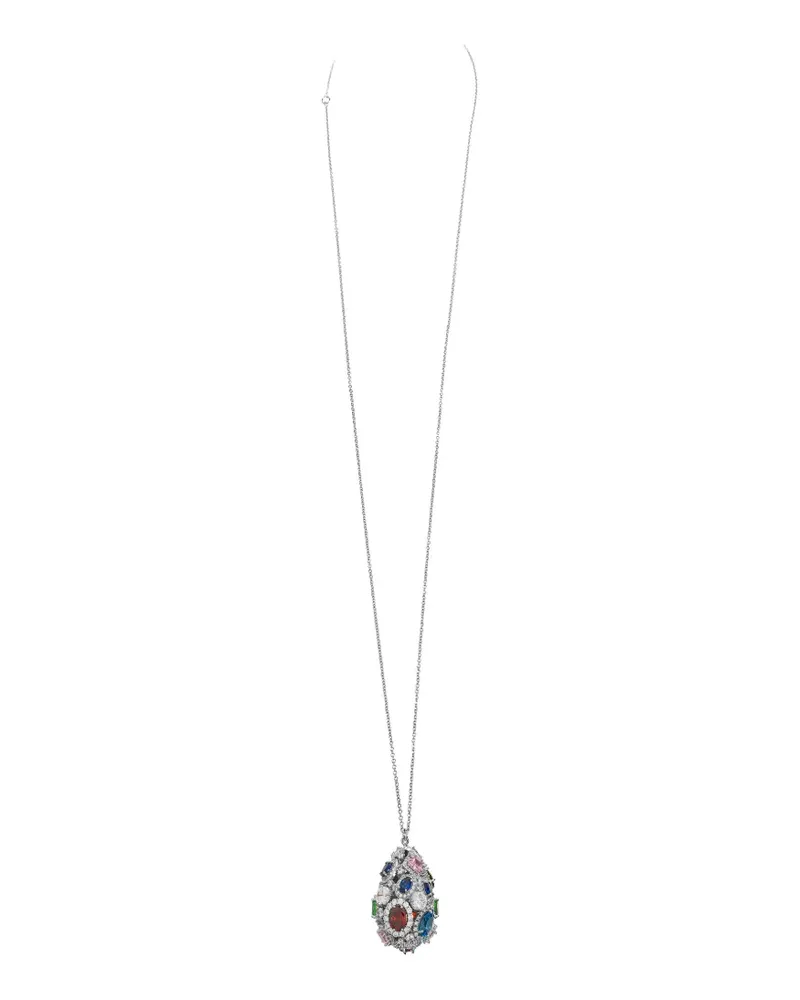 Maison Margiela Cluster Show drop necklace - Silber Silber