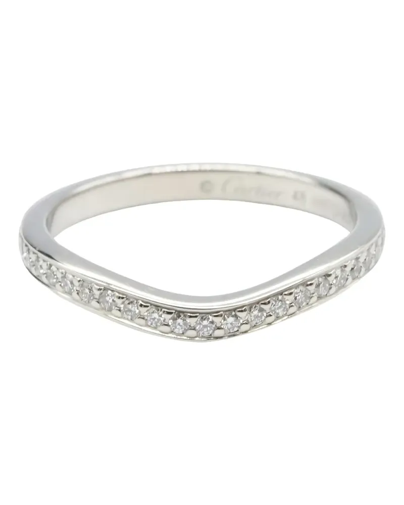 Cartier 2010s Platinum Ballerina diamond ring - Silber Silber