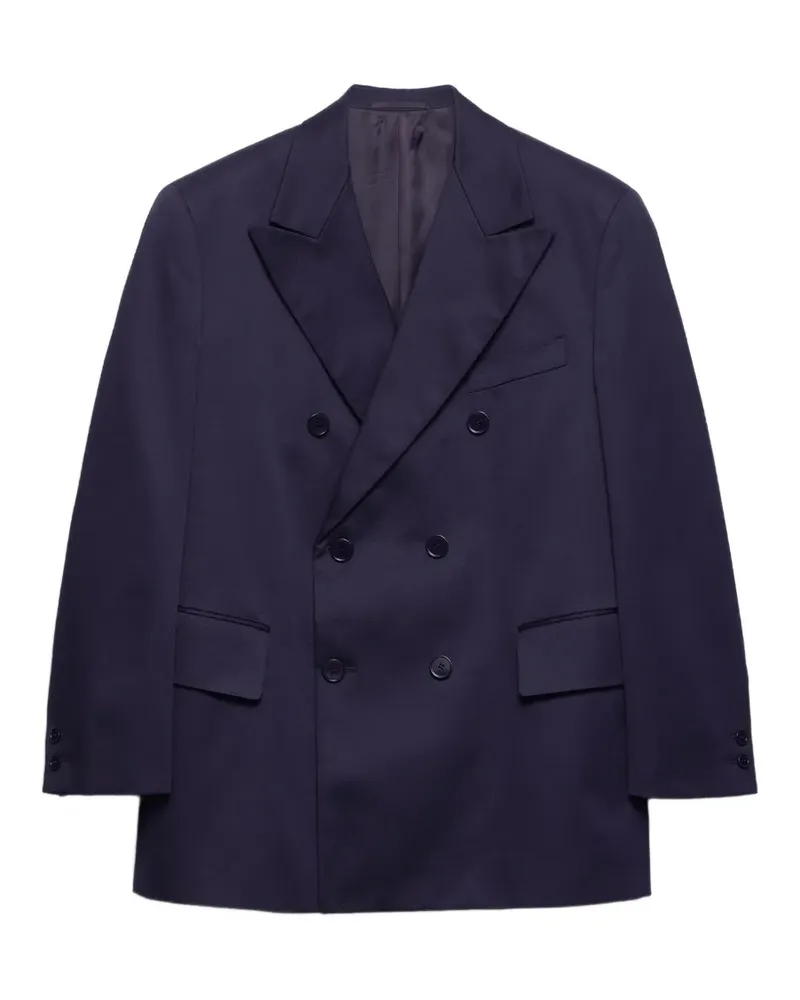 Prada Doppelreihiges Sakko - Blau Blau