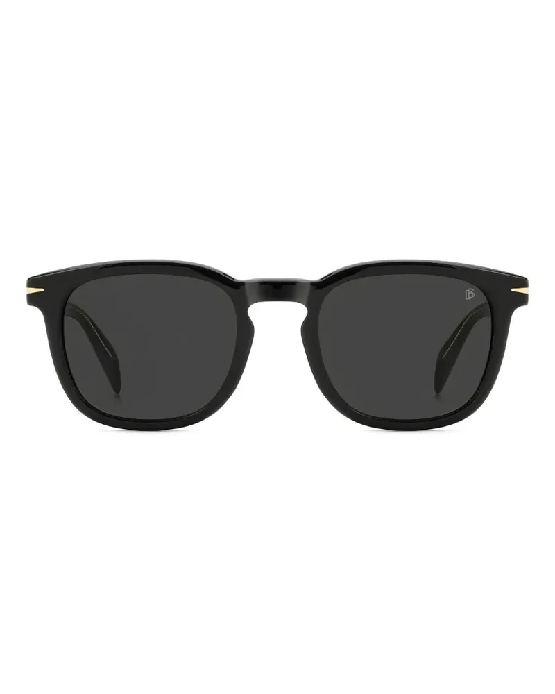 EYEWEAR by DAVID BECKHAM Sonnenbrille mit eckigem Gestell - Schwarz Schwarz