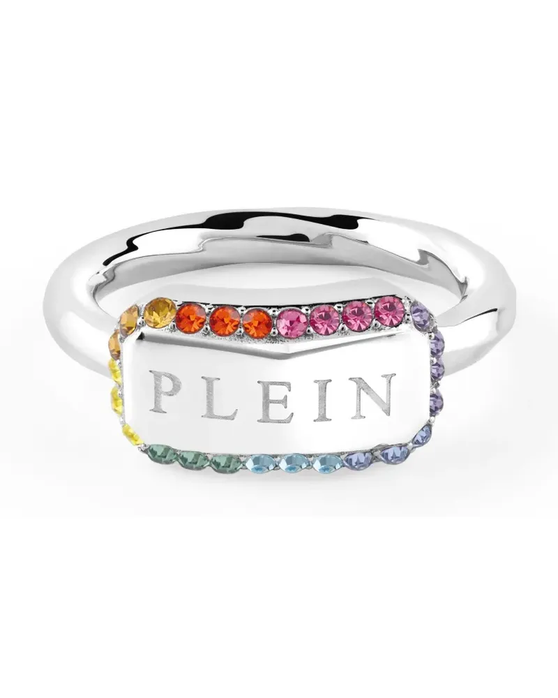Philipp Plein Plein Tag Ring - Silber Silber