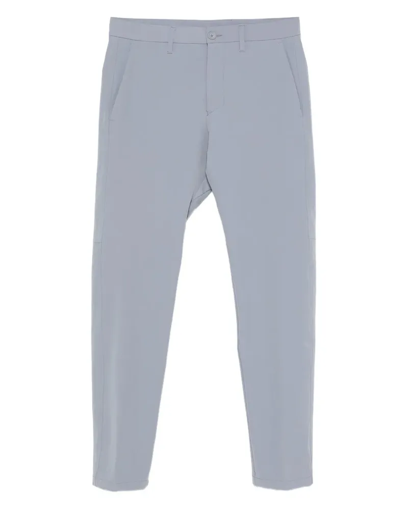 HUGO BOSS Straight-Leg-Hose mit Logo - Grau Grau