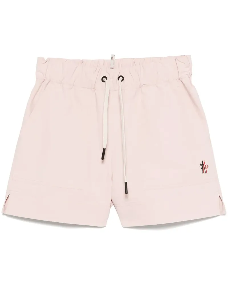 Moncler Shorts mit Logo-Stickerei - Rosa Rosa