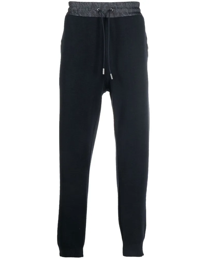 Etro Jogginghose mit Logo-Patch - Blau Blau
