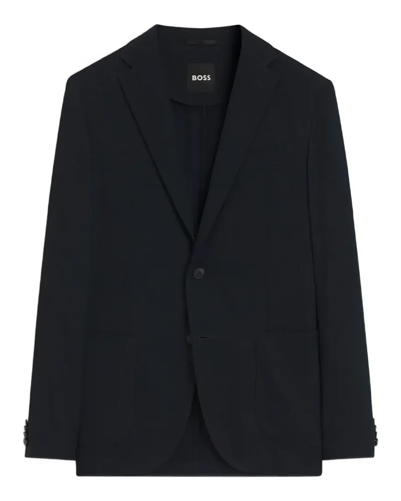 HUGO BOSS single-breasted blazer - Blau Blau