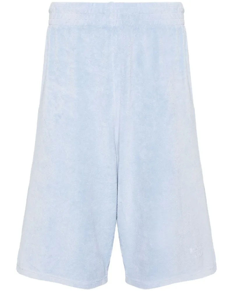 Martine Rose Knielange Shorts Blau