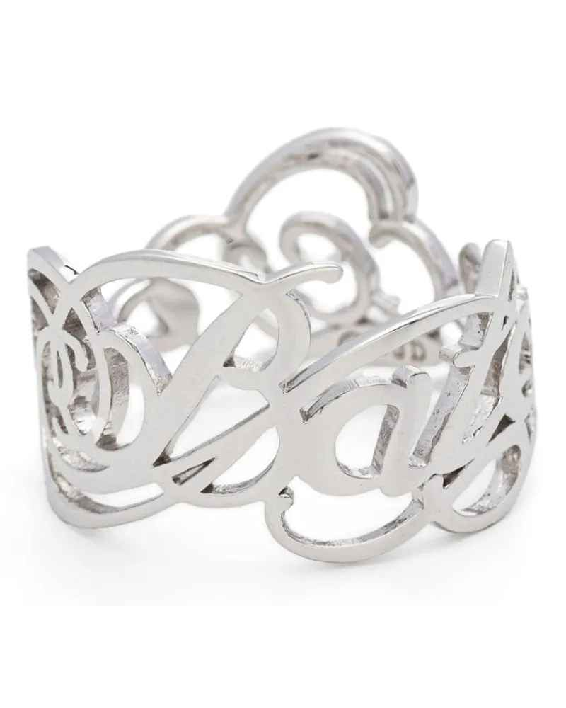 Undercover Cut-Out-Ring mit poliertem Finish - Silber Silber