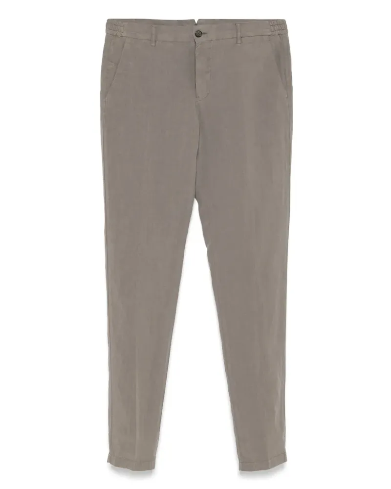 Berwich Chino mit geradem Bein - Braun Braun