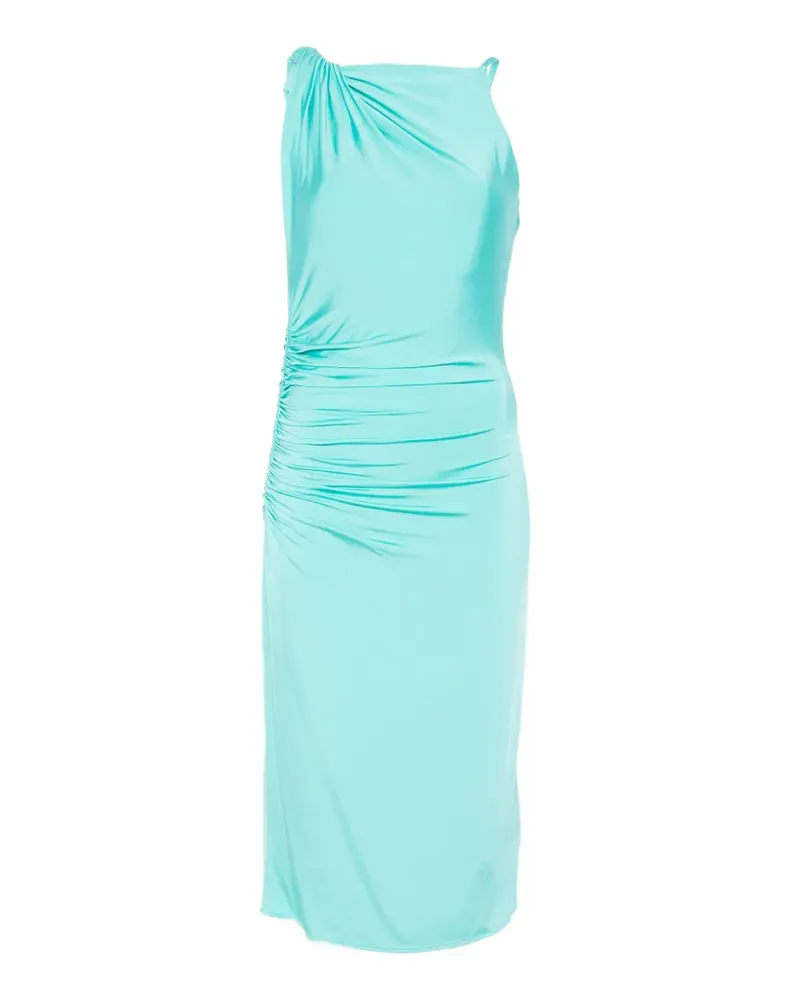 MARELLA Limosa one-shoulder gathered midi dress - Blau Blau