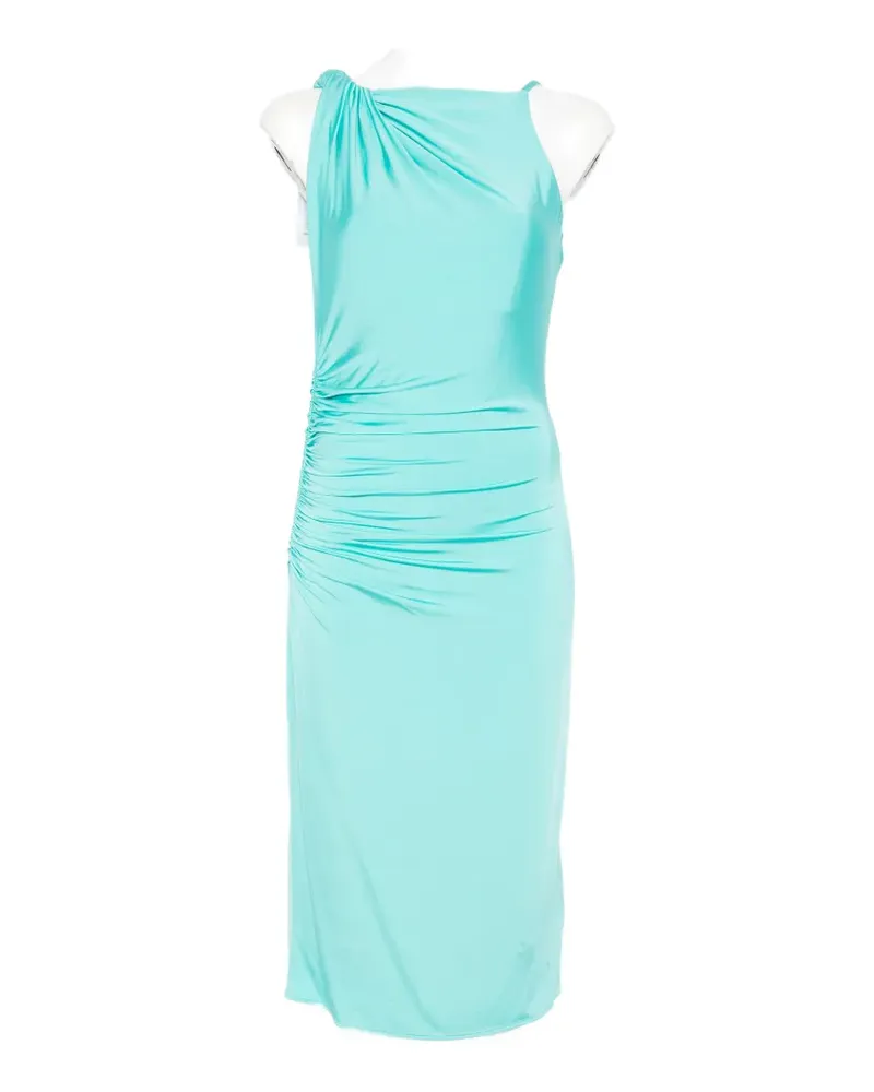 MARELLA Limosa one-shoulder gathered midi dress - Blau Blau