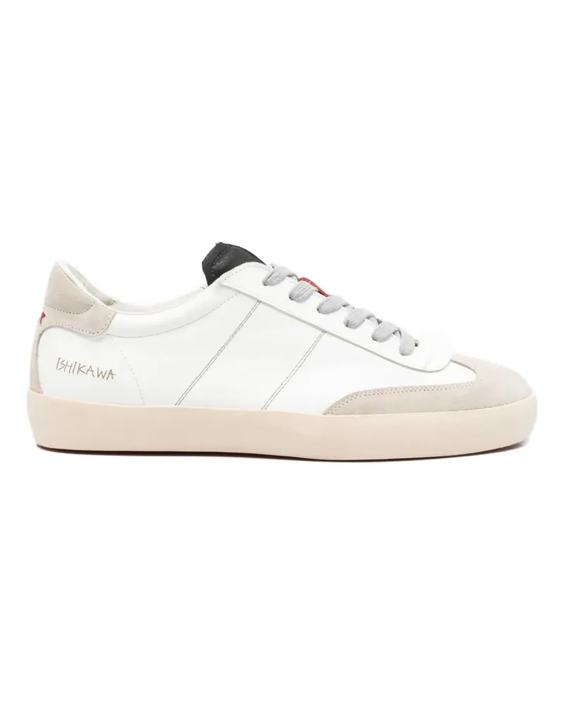 ISHIKAWA Sneakers aus Leder - Weiß Weiß