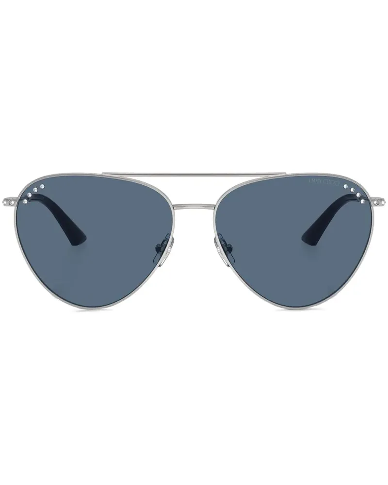 Jimmy Choo Getönte Pilotenbrille - Silber Silber