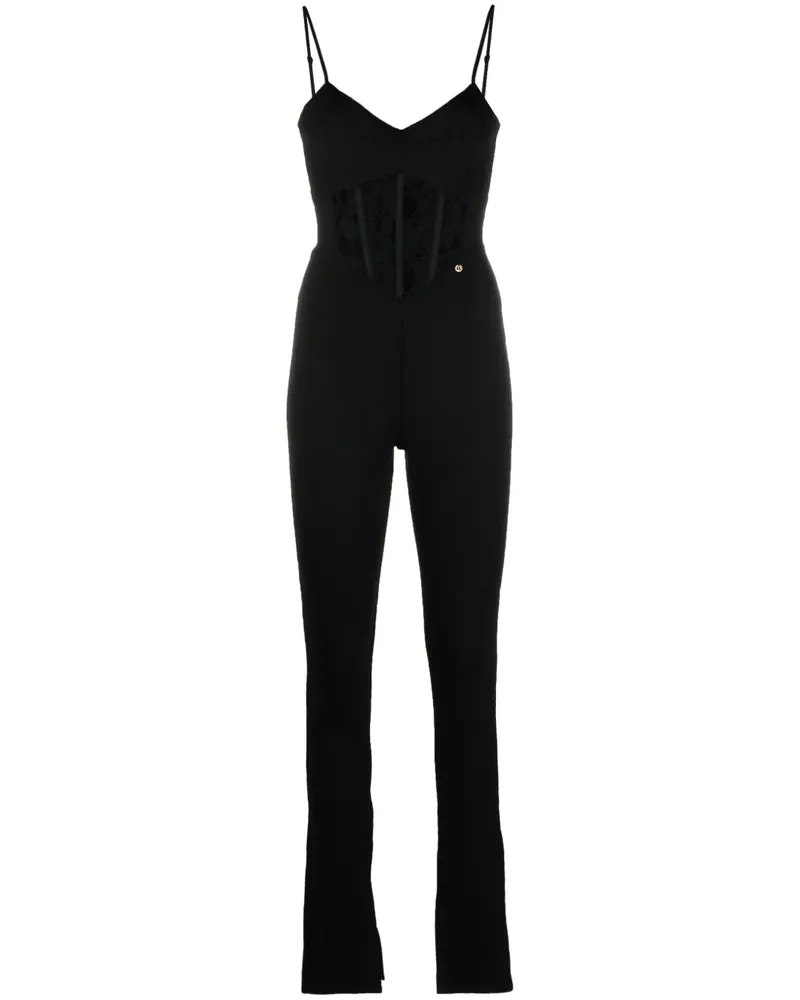 NISSA Schmaler Jumpsuit - Schwarz Schwarz